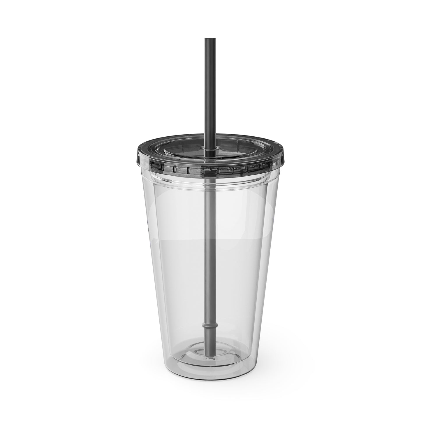 16oz Sunsplash Double-Wall Tumbler with Straw