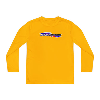 Youth Long Sleeve Racing Tee, Perfect for Young Athletes, Gift for Sports Events, Outdoor Activities, Team Spirit, Birthday Present