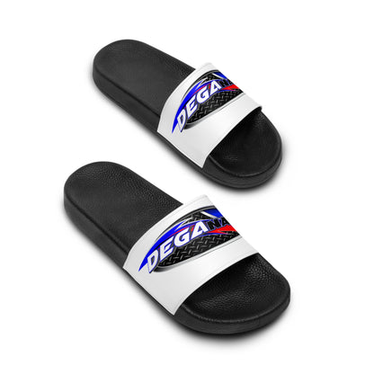 Men's Slide Sandals with DEGA NATION Design - Comfortable Footwear for Summer, Beachwear, Casual Outings, Gifts, Sportswear