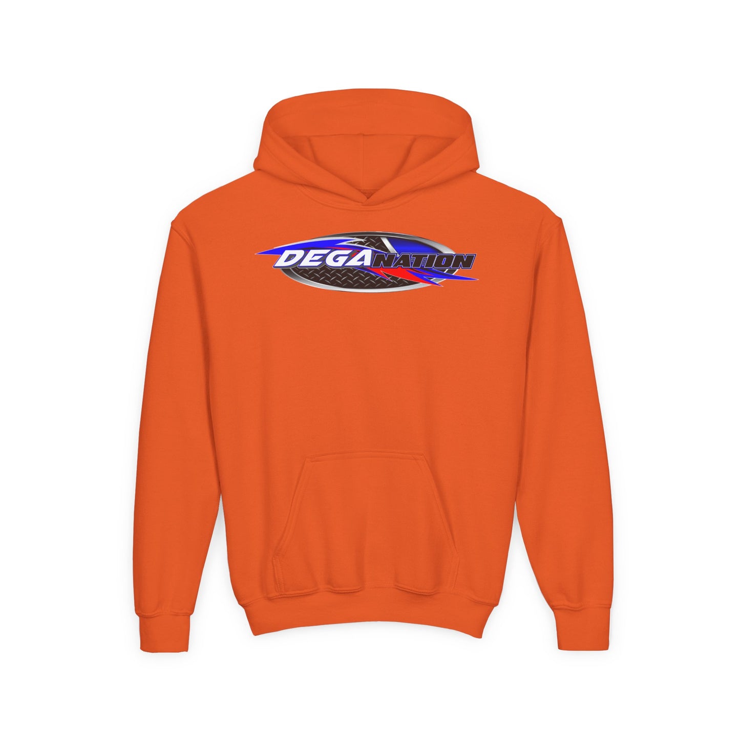 Youth Racing Hoodie with Dega Design, Kids Sweatshirt, Gift for Young Motorsports Fans, Race Day Apparel, Youth Casualwear
