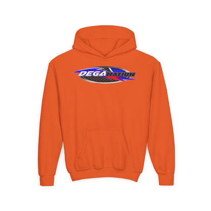Youth Racing Hoodie with Dega Design, Kids Sweatshirt, Gift for Young Motorsports Fans, Race Day Apparel, Youth Casualwear