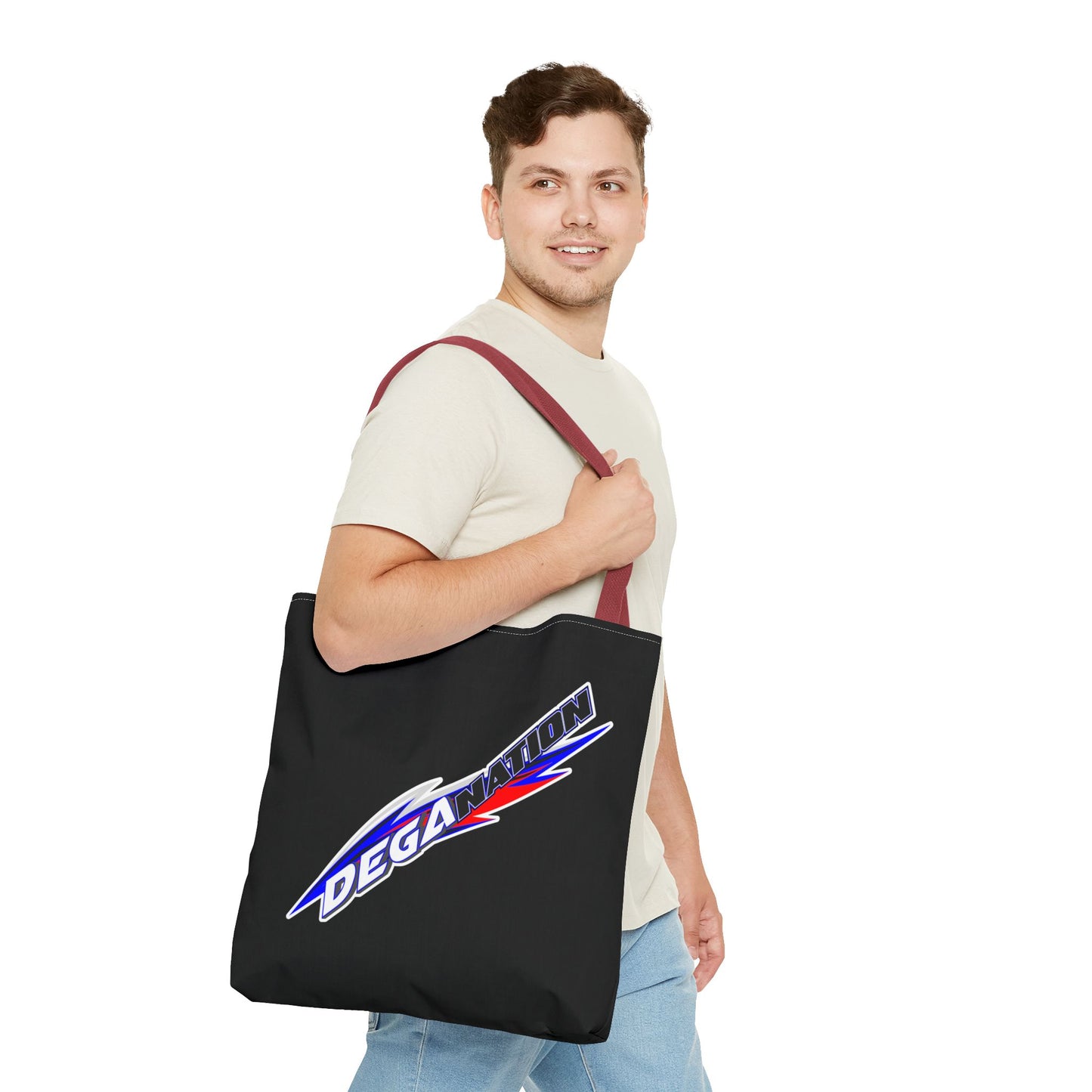 Sporty Tote Bag for Everyday Adventures | DegaNation Design, Eco-Friendly, Gym, Beach, Travel, Shopping