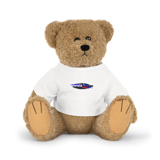 Adorable Plush Toy with Custom T-Shirt, Stuffed Animal Gift, Cuddly Bear, Personalized Toy, Perfect for Kids, Cute Nursery Decor