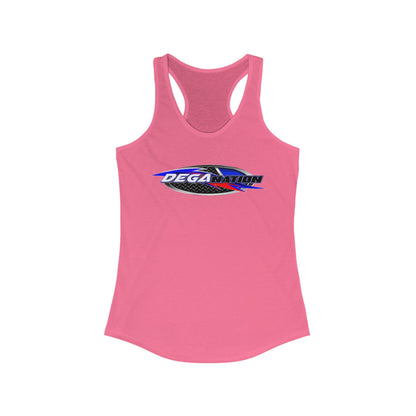 Racerback Tank Top, Women’s Active Wear, Motivational Gym Wear, Casual Summer Outfit, Fitness Apparel, Race Day Shirt