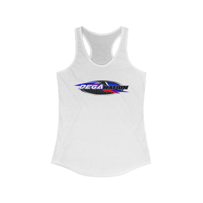 Racerback Tank Top, Women’s Active Wear, Motivational Gym Wear, Casual Summer Outfit, Fitness Apparel, Race Day Shirt