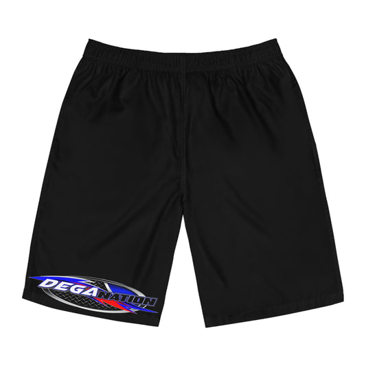 Race-Inspired Men's Board Shorts - Perfect for Beach, Summer Fun, Racing Enthusiasts, Poolside Chill, Vacation Essentials