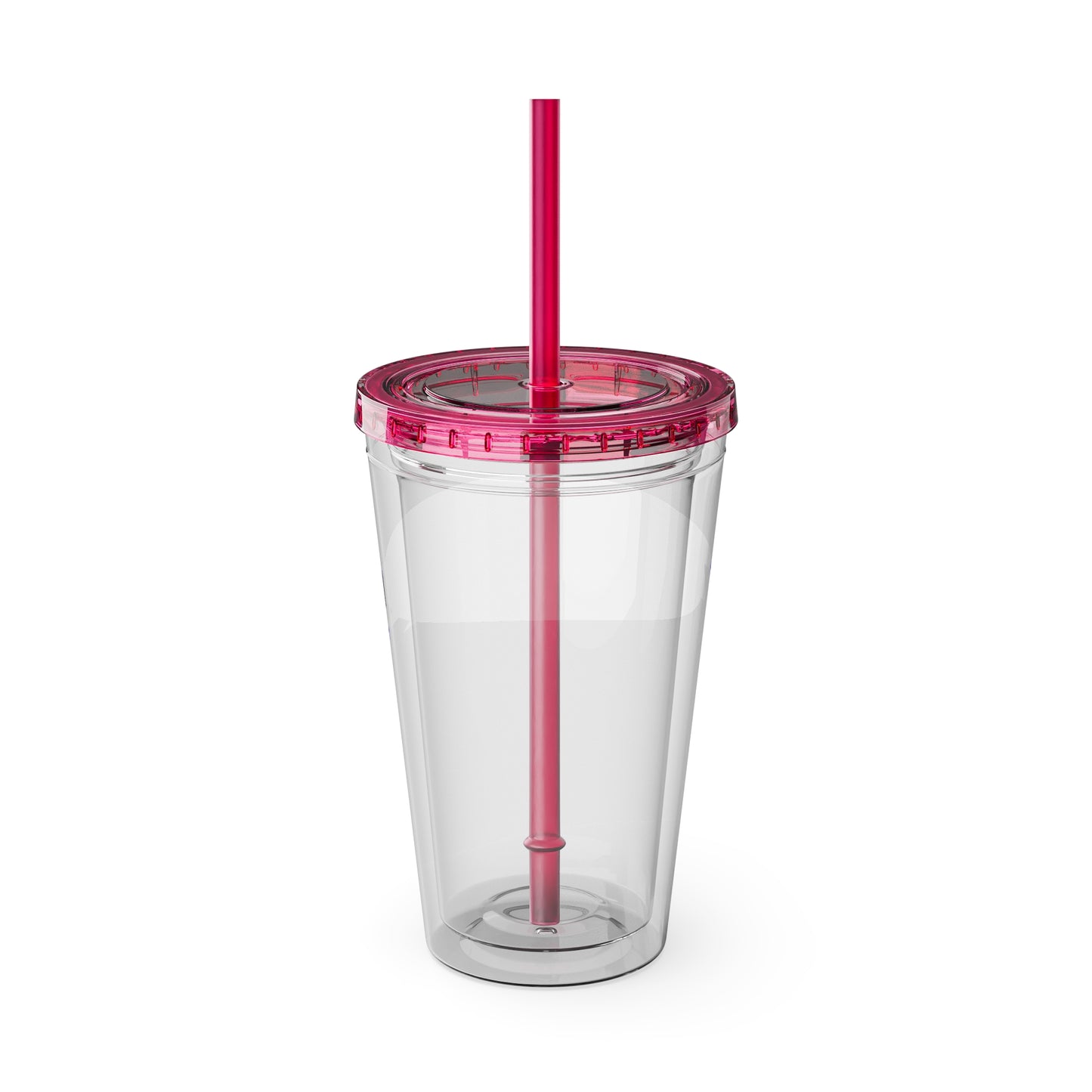 16oz Sunsplash Double-Wall Tumbler with Straw