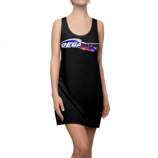 Women’s Sporty Racerback Dress | Perfect for Activewear, Gym, Casual Outings, Summer Events, Deganation Design, AOP Fashion