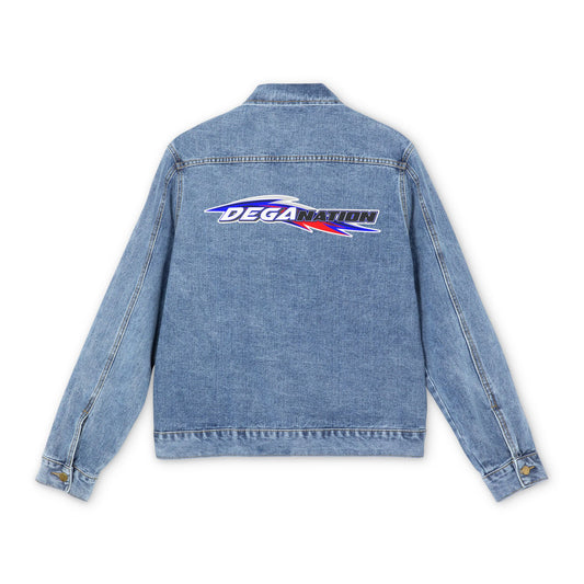 Stylish Men's Denim Jacket, Casual Outerwear, Fashion Staple, Trendy Layer, Unique Gift, Year-Round Style
