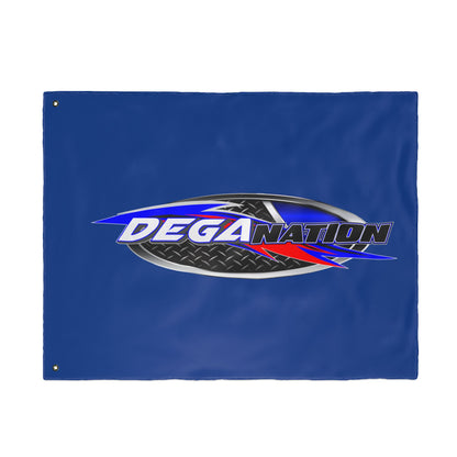 DEGA Nation Racing Flag — Double-Sided Outdoor Banner