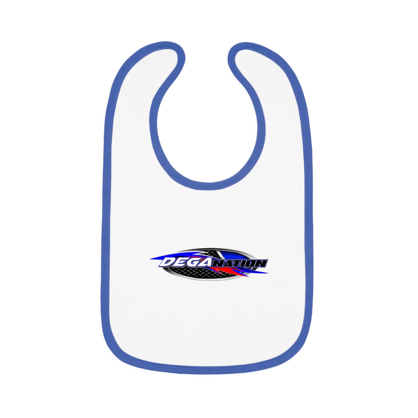 Baby Jersey Bib with Contrast Trim - Fun for Mealtime, Perfect Gift for Baby Showers, Toddler Eating Bib, Customizable Bib, Cute Bib [...]