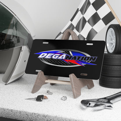 Custom DEGA NATION Vanity Plate - Unique Automotive Accessory