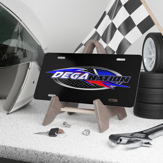 Custom DEGA NATION Vanity Plate - Unique Automotive Accessory
