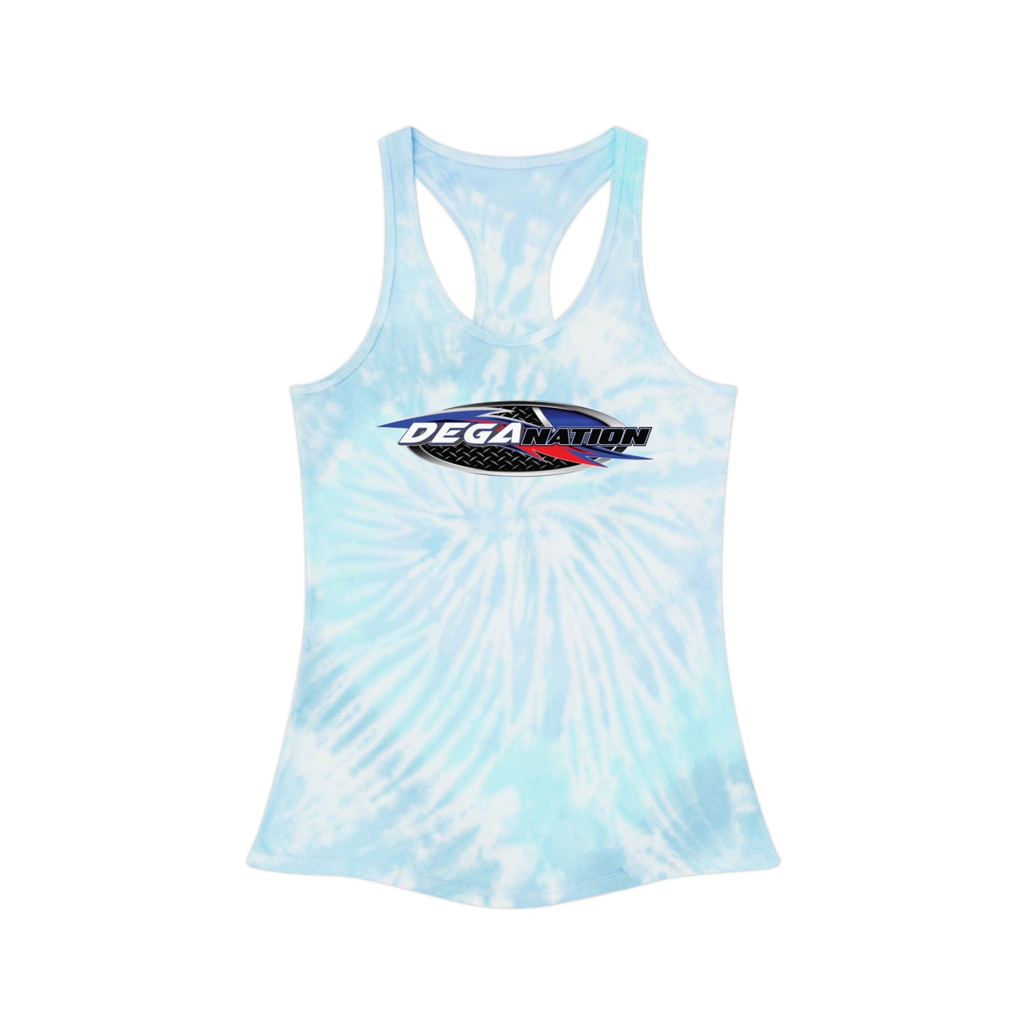 Casual Tie Dye Racerback Tank Top - Trendy Summer Wear for Active Lifestyle