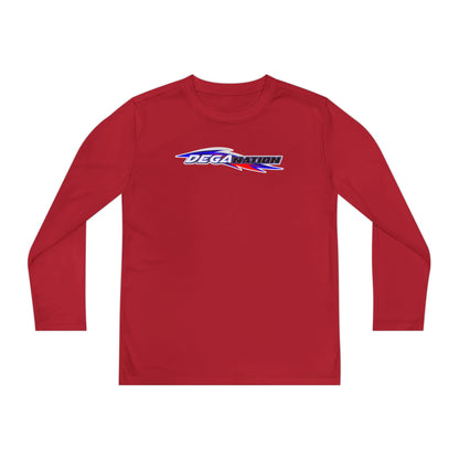 Youth Long Sleeve Racing Tee, Perfect for Young Athletes, Gift for Sports Events, Outdoor Activities, Team Spirit, Birthday Present