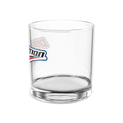 Custom Racing Rocks Glass, 10oz Whiskey