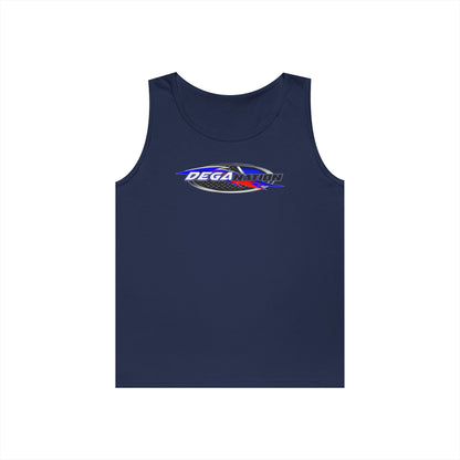 Retro Dega Nation Unisex Heavy Cotton Tank Top - Vintage Inspired Summer Wear