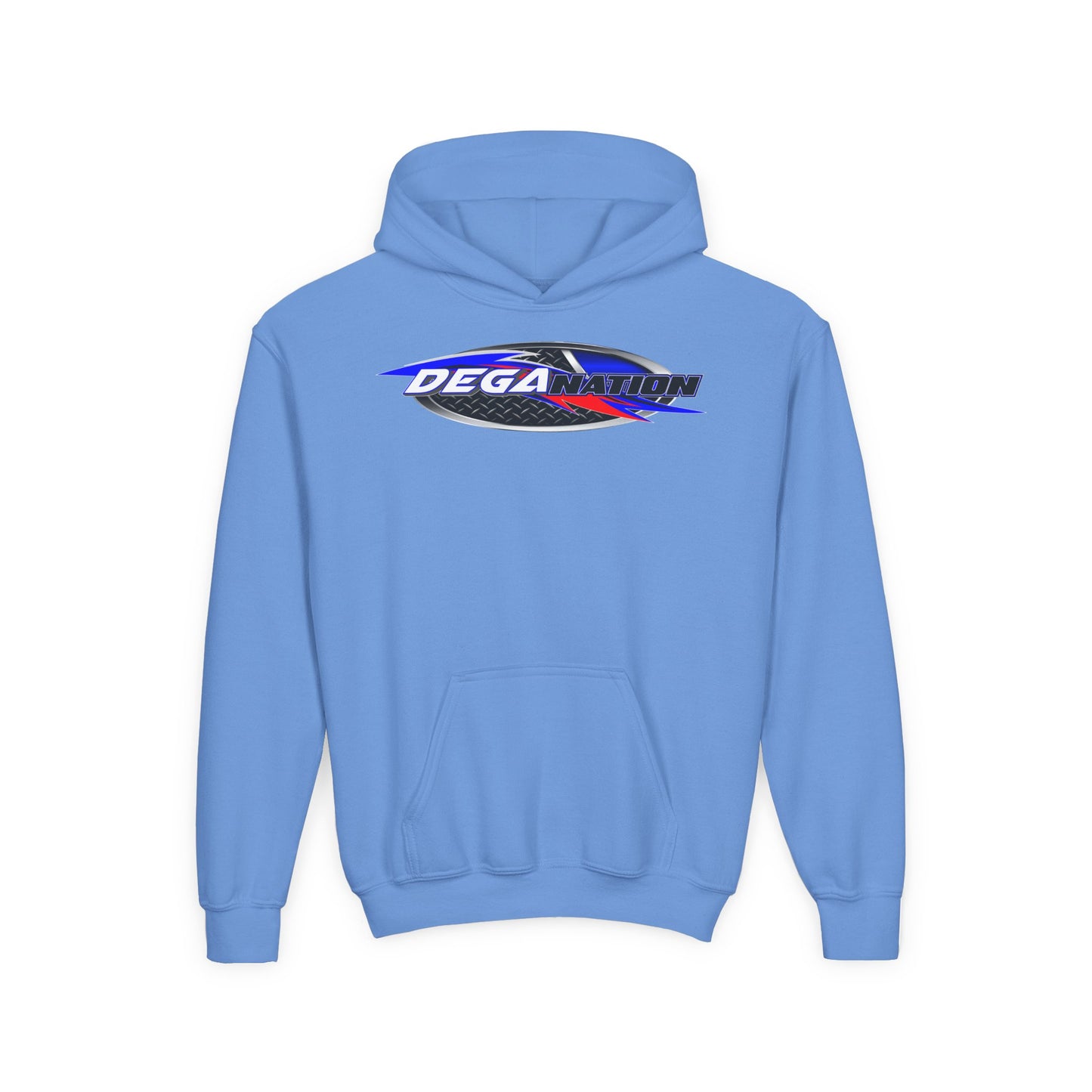 Youth Racing Hoodie with Dega Design, Kids Sweatshirt, Gift for Young Motorsports Fans, Race Day Apparel, Youth Casualwear