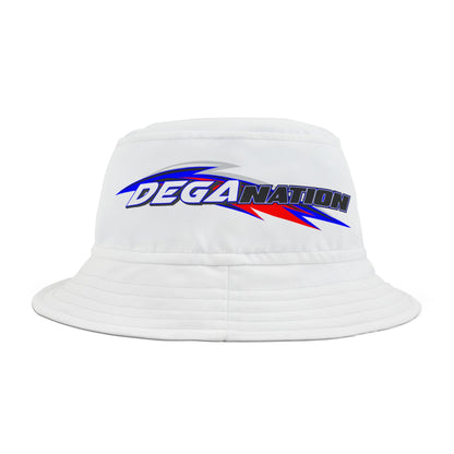 DEGA NATION Bucket Hat, Trendy Beach Hat, Summer Accessory, Gift for Racing Fans, Outdoor Style