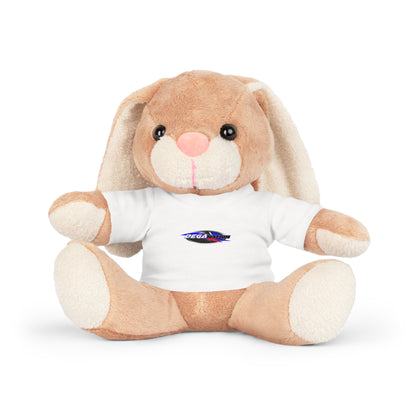 Adorable Plush Toy with Custom T-Shirt, Stuffed Animal Gift, Cuddly Bear, Personalized Toy, Perfect for Kids, Cute Nursery Decor
