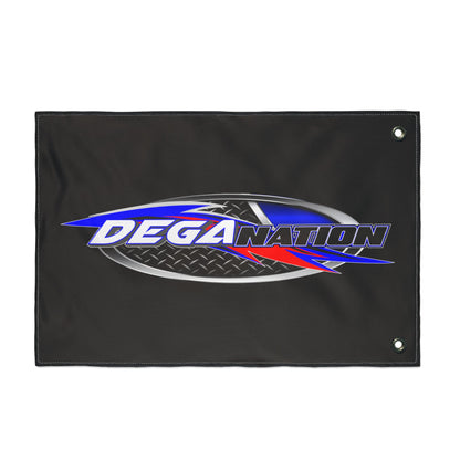 Racing Double Sided Flag, Perfect for Car Enthusiasts, Outdoor Decor, Sports Events, Gift for Racers, DegaNation Theme