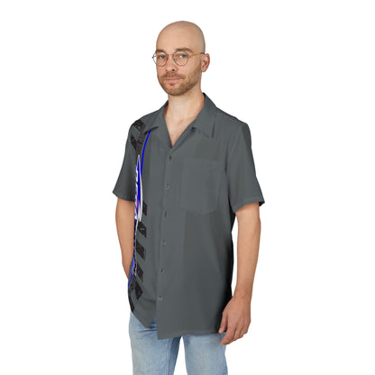 Unisex Hawaiian Button-Down Shirt with Racing Design - Perfect for Beach Days, Summer Parties, and Racing Fans, Great Gift Idea, [...]
