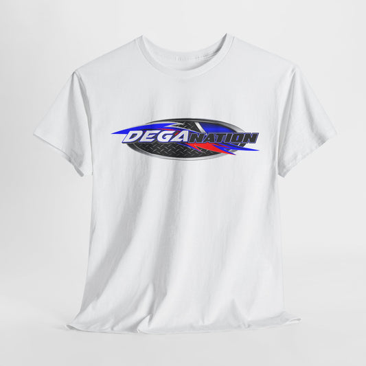 DEGA NATION Unisex Heavy Cotton Tee – Perfect for Racing Fans & Everyday Comfort
