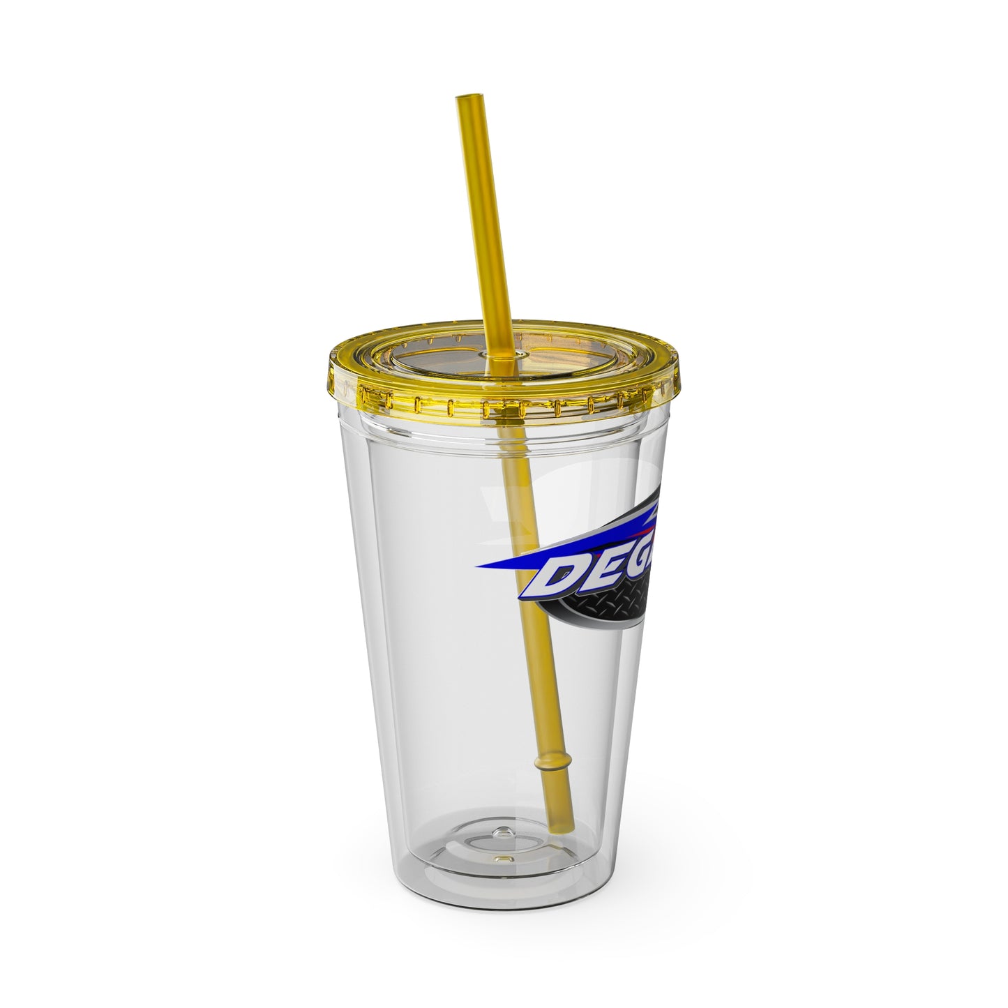 16oz Sunsplash Double-Wall Tumbler with Straw