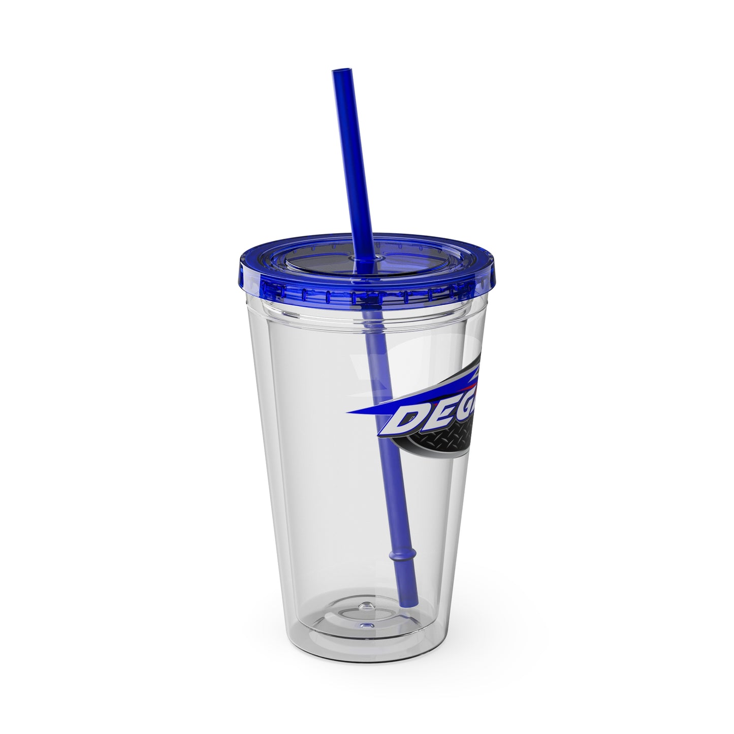 16oz Sunsplash Double-Wall Tumbler with Straw