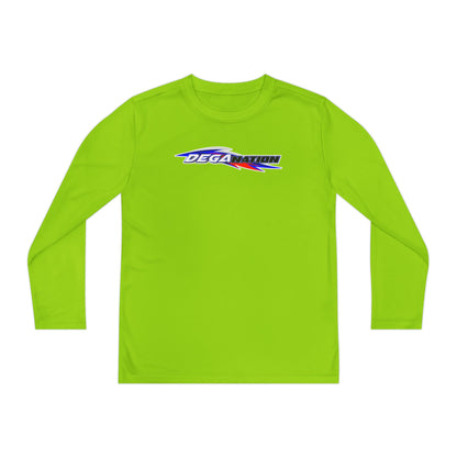 Youth Long Sleeve Racing Tee, Perfect for Young Athletes, Gift for Sports Events, Outdoor Activities, Team Spirit, Birthday Present