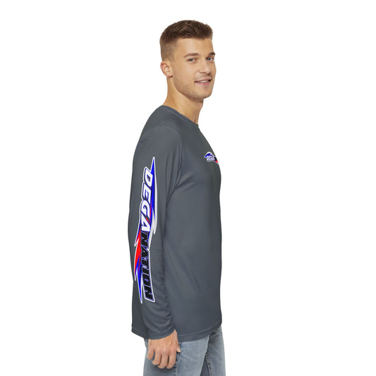 Men's Long Sleeve Sport Shirt – Activewear for Racing Fans, Gym, Outdoor Activities, Gifts for Him, Summer & Sport Events