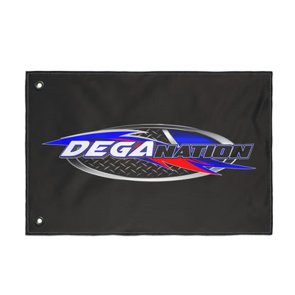 Racing Double Sided Flag, Perfect for Car Enthusiasts, Outdoor Decor, Sports Events, Gift for Racers, DegaNation Theme