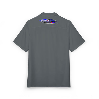 Unisex Hawaiian Button-Down Shirt with Racing Design - Perfect for Beach Days, Summer Parties, and Racing Fans, Great Gift Idea, [...]