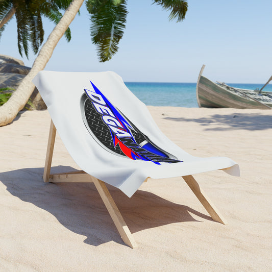DEGA Nation Beach Towel | Summer Vibes, Pool Parties, Vacation Essential, Stylish Beach Gear, Gift for Race Fans