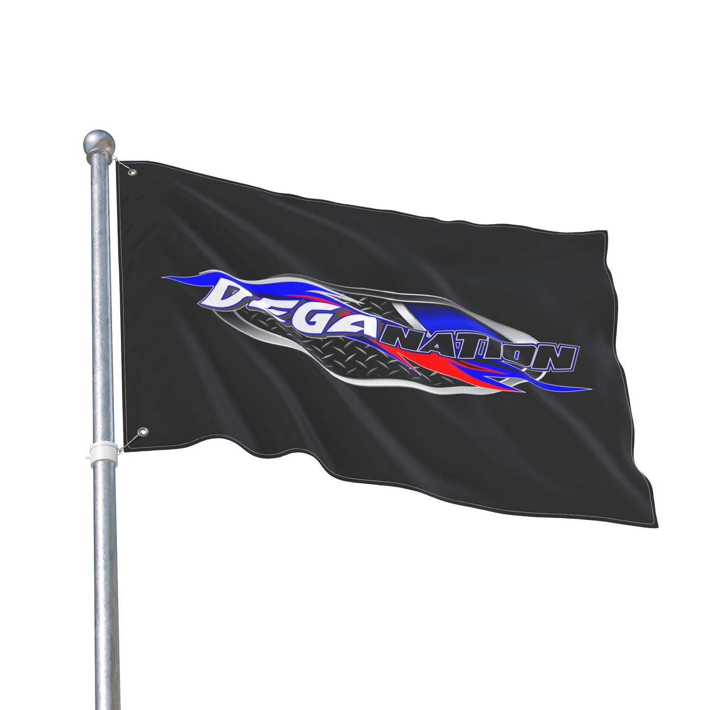 Racing Double Sided Flag, Perfect for Car Enthusiasts, Outdoor Decor, Sports Events, Gift for Racers, DegaNation Theme