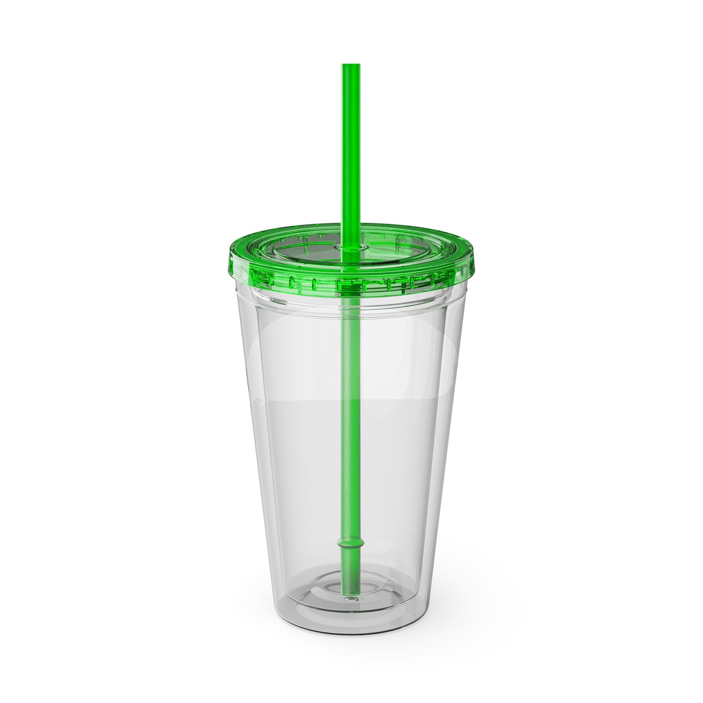 16oz Sunsplash Double-Wall Tumbler with Straw