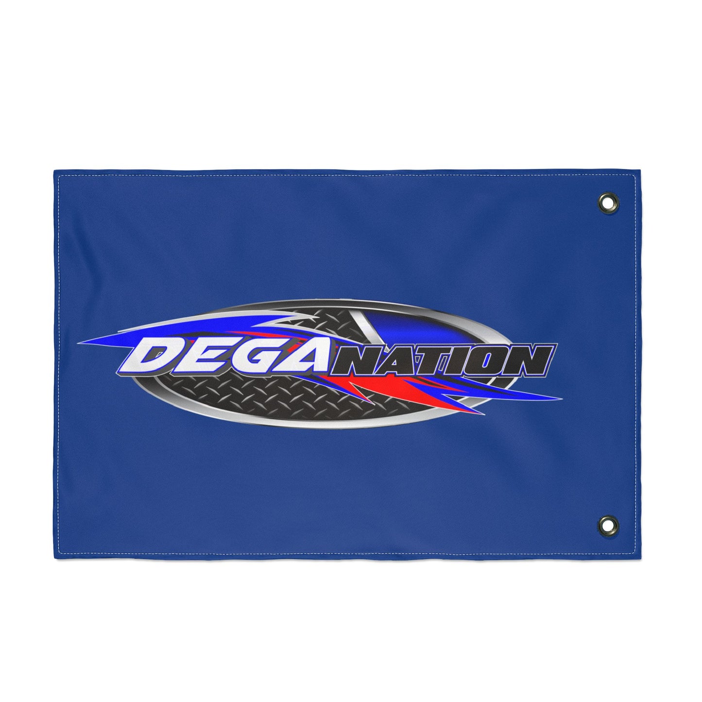 DEGA Nation Racing Flag — Double-Sided Outdoor Banner