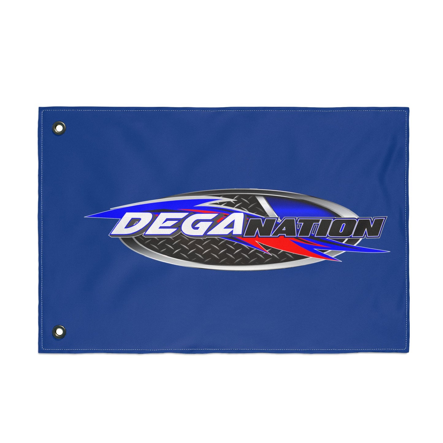 DEGA Nation Racing Flag — Double-Sided Outdoor Banner