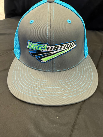 Ocean Vibes (Charcoal/Neon Blue)