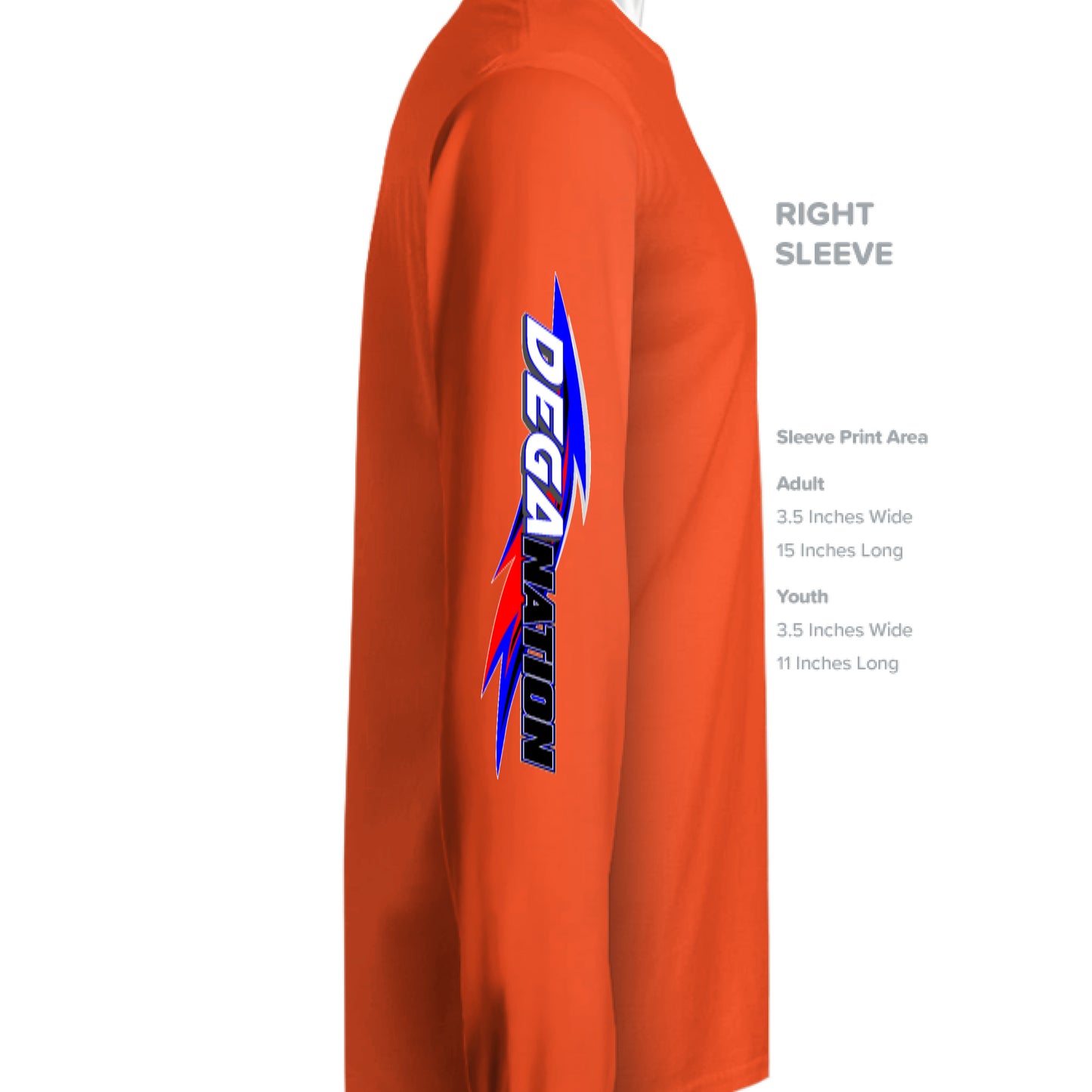 SPORT ORANGE - SLEEVE_RIGHT