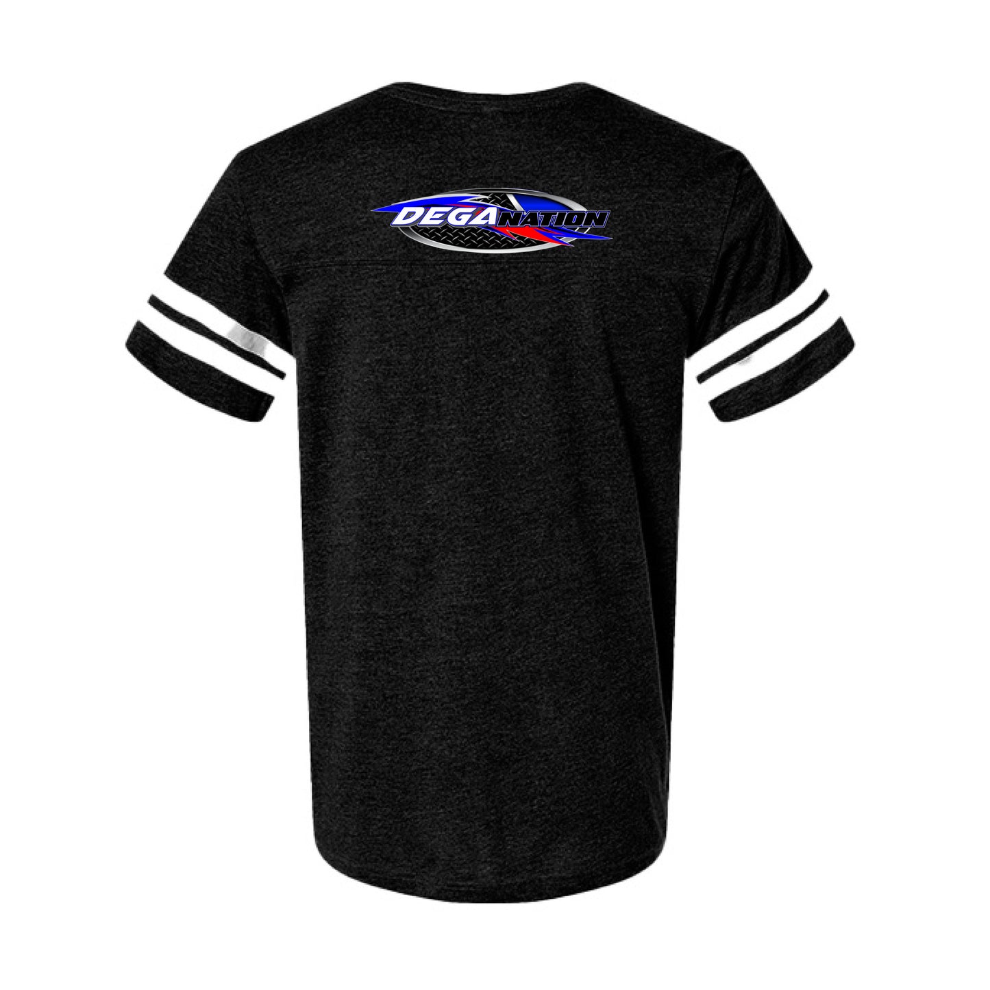 Black Solid/ White - BACK