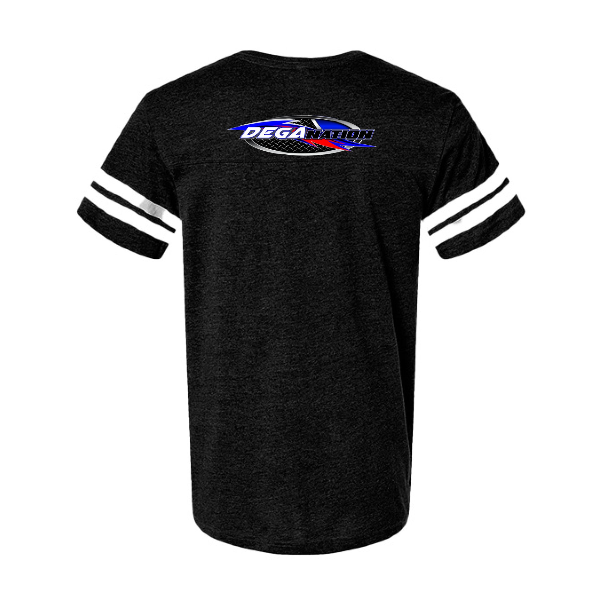 Black Solid/ White - BACK