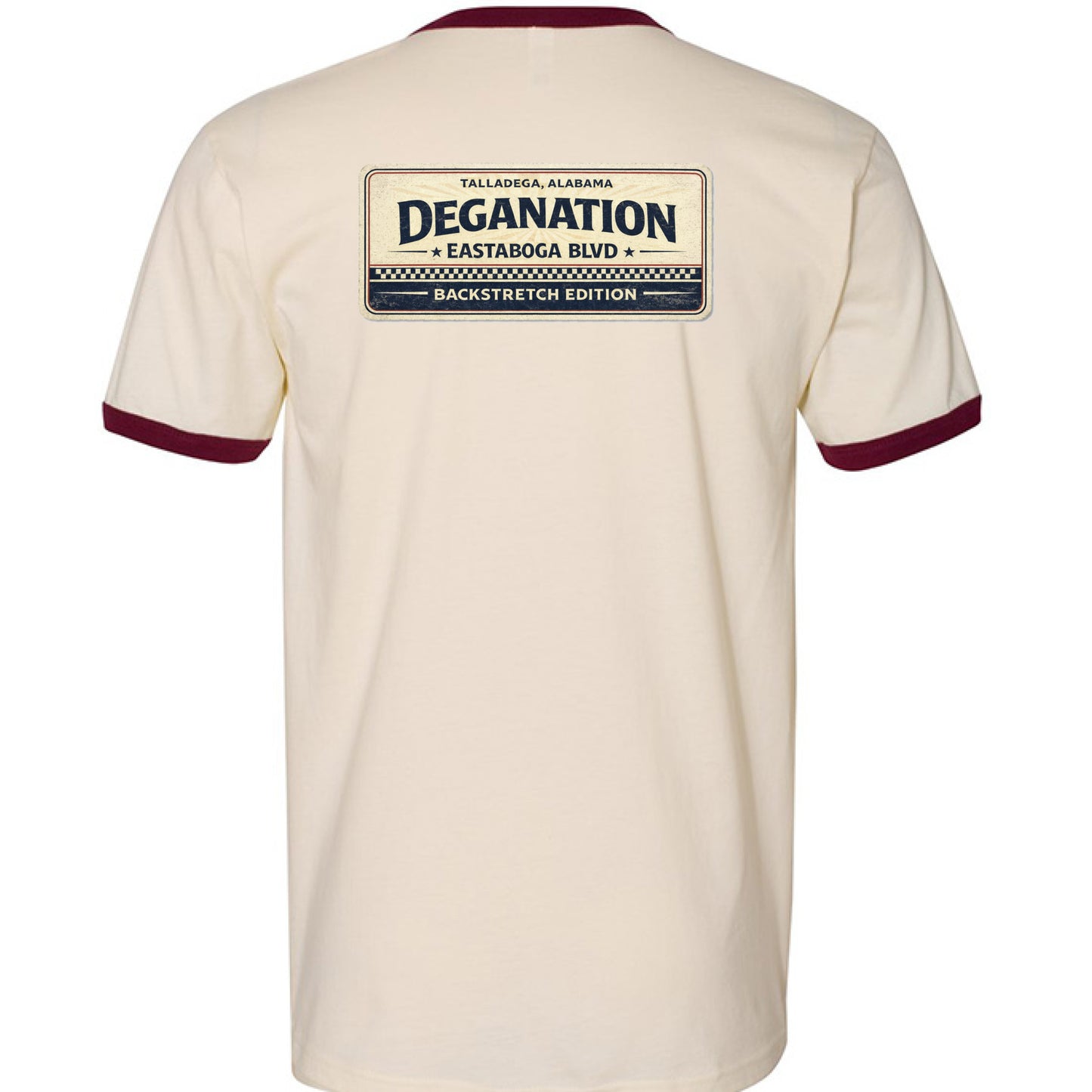 NATURAL/ MAROON - BACK