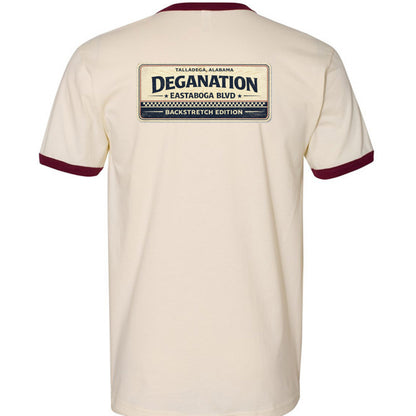 NATURAL/ MAROON - BACK